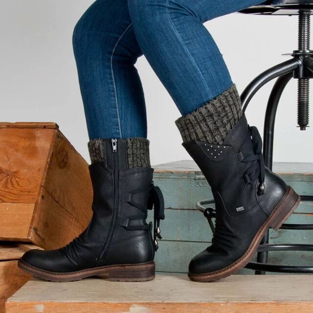 Kaya | Komfortable & Midt-leg Snø Boots