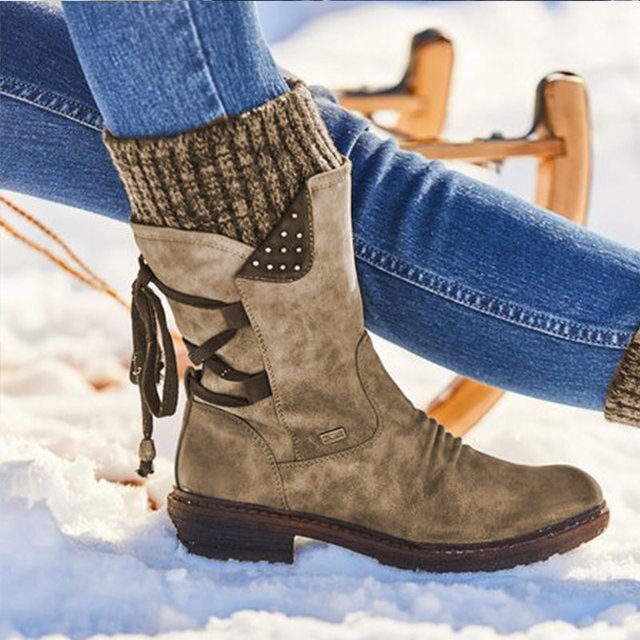 Kaya | Komfortable & Midt-leg Snø Boots