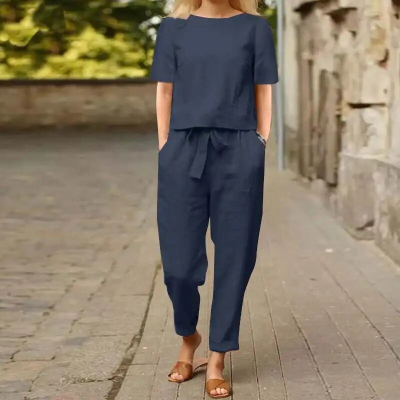 Shanelle | Ultimat komfort Trendy linnejumpsuit