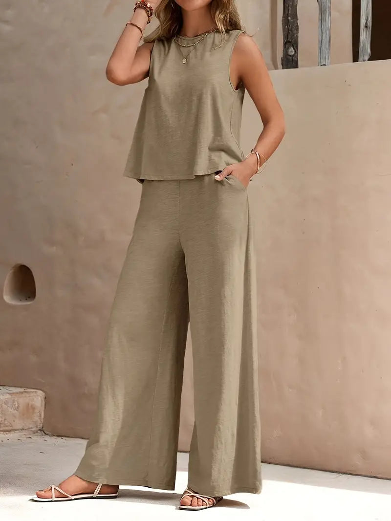 Laila | Elegant og Komfortabel To-Delt Sett