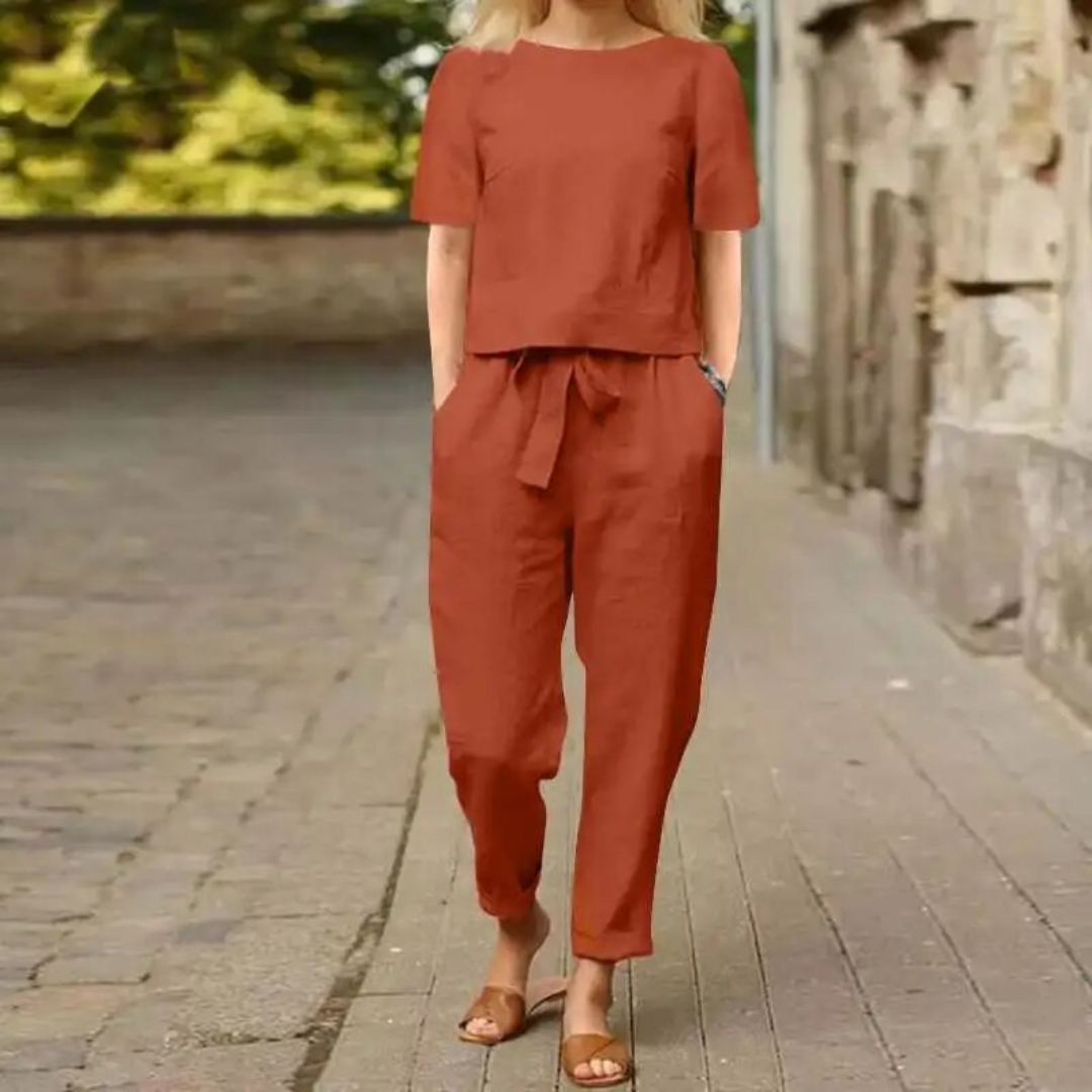 Shanelle | Ultimat komfort Trendy linnejumpsuit