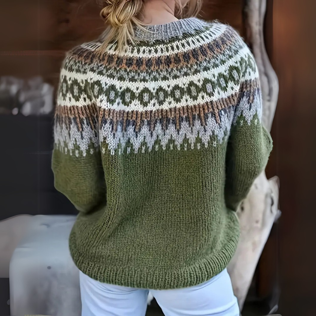 Hanne | Myk genser med print