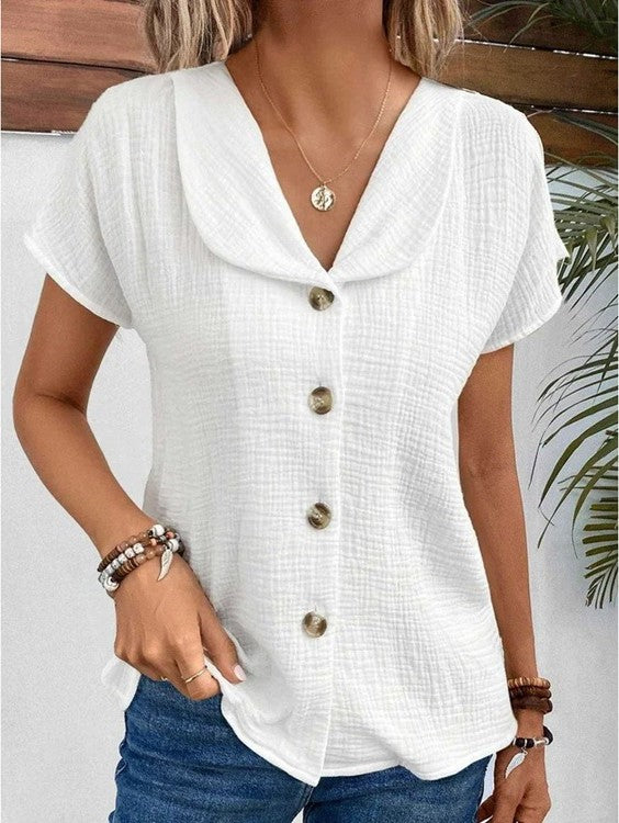 Lilian | Chic Bluse for Varmt Vær