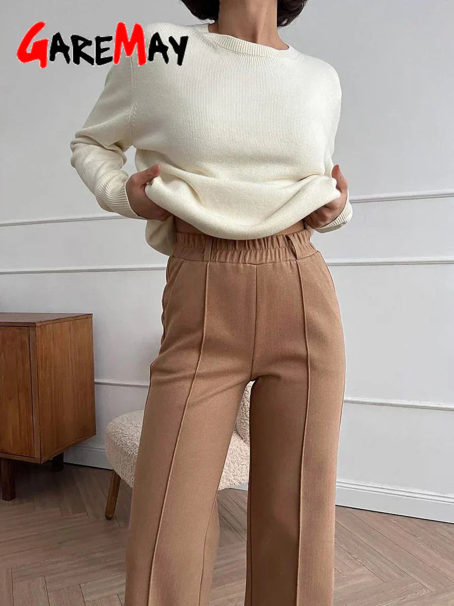 Martine | Elegant elastisk midjebukse