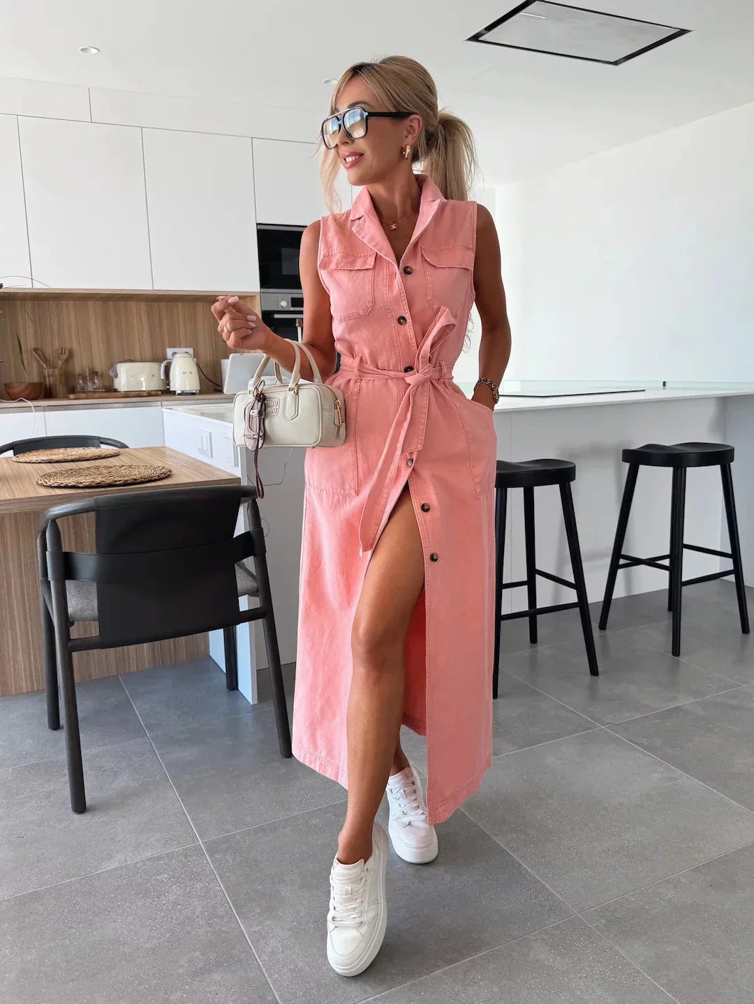 Isabelle | Maxi Denim Kjole