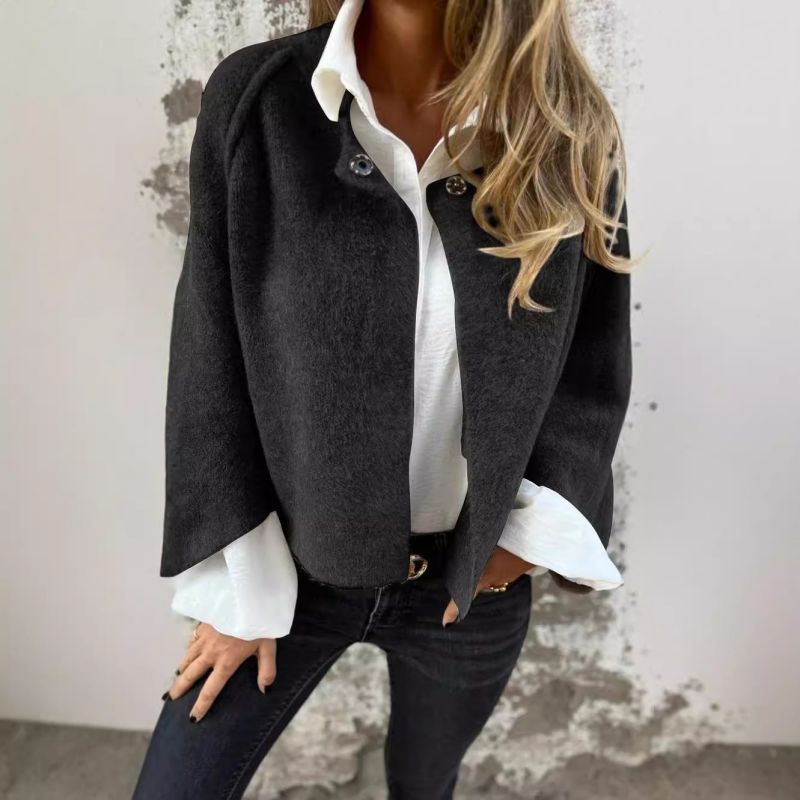 Ilse | Kort jakke med elegant utslåtte ermer