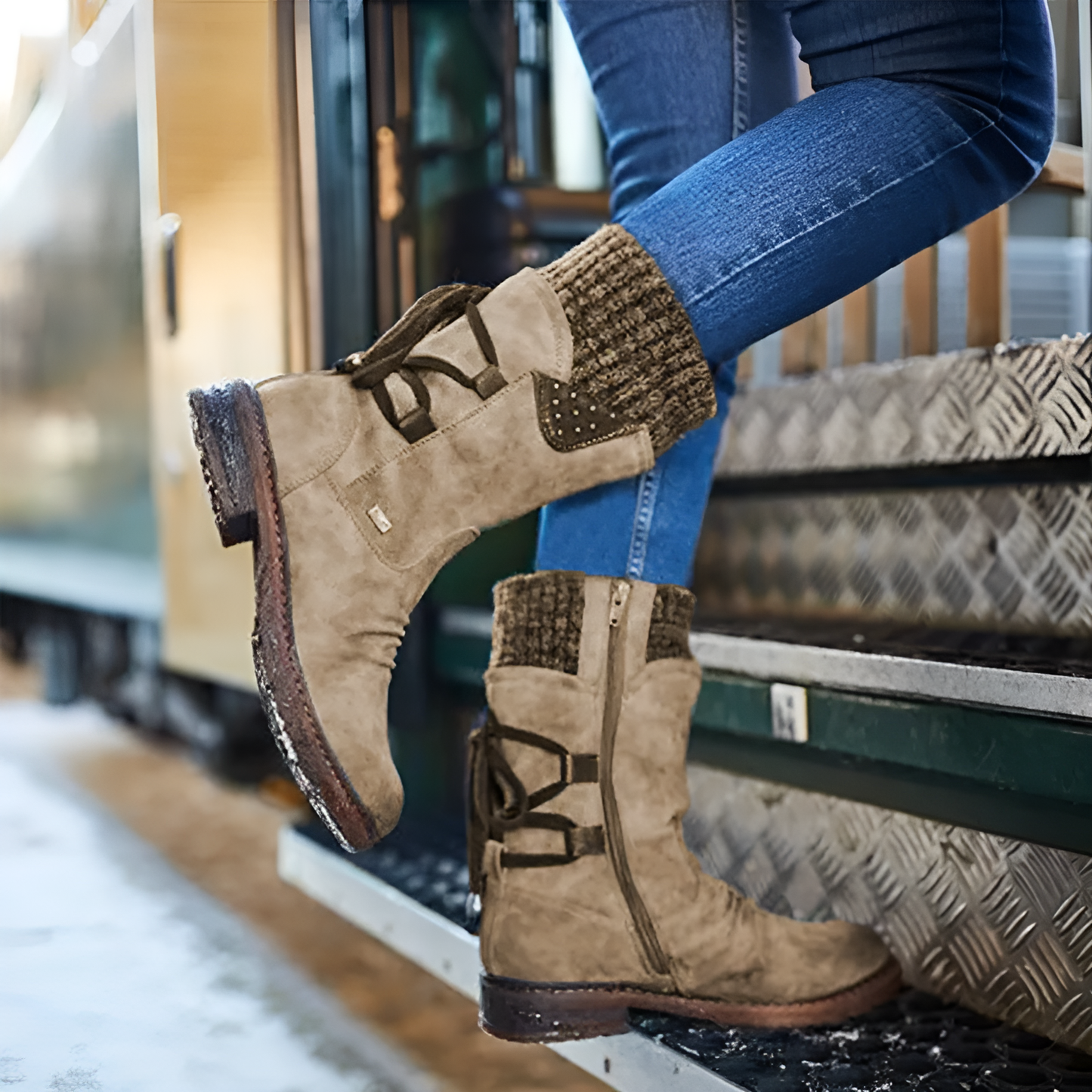 Kaya | Komfortable & Midt-leg Snø Boots