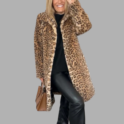 Estrid | Leopardmønstret Kåpe