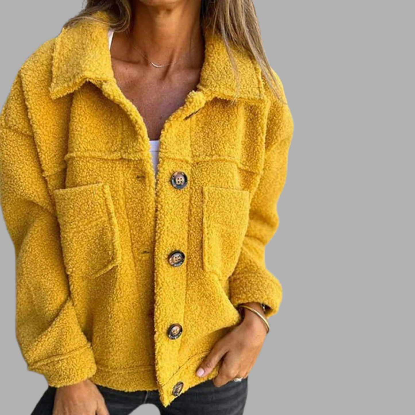 Lisbeth | Kort Ull Blazer med Klipper