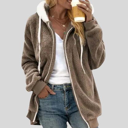 Tara | Komfortabel fleece med glidelås