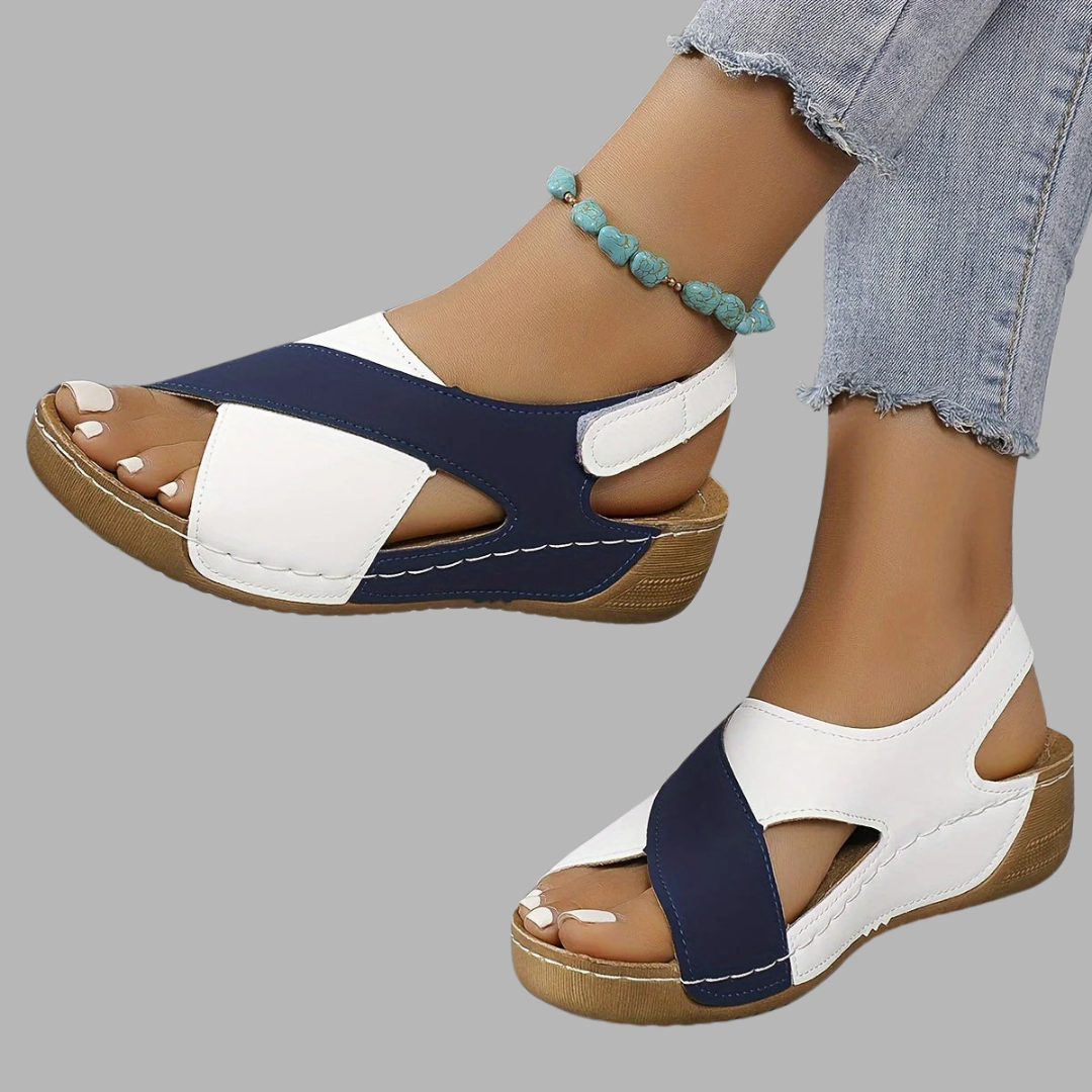 Sara | Chic og Komfortabel Ultra-Flatt Ortopedisk Sandal