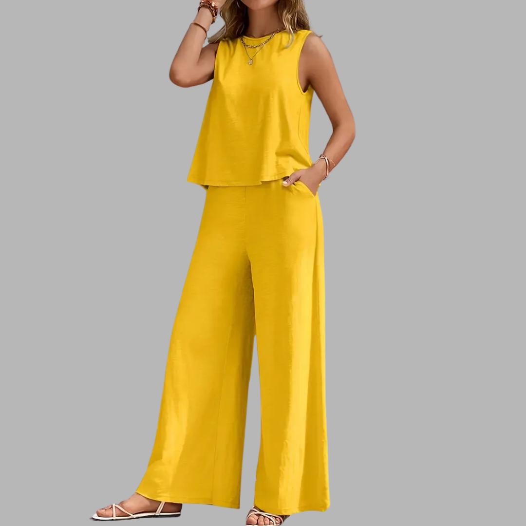 Laila | Elegant og Komfortabel To-Delt Sett