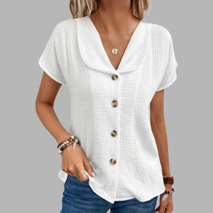 Lilian | Chic Bluse for Varmt Vær