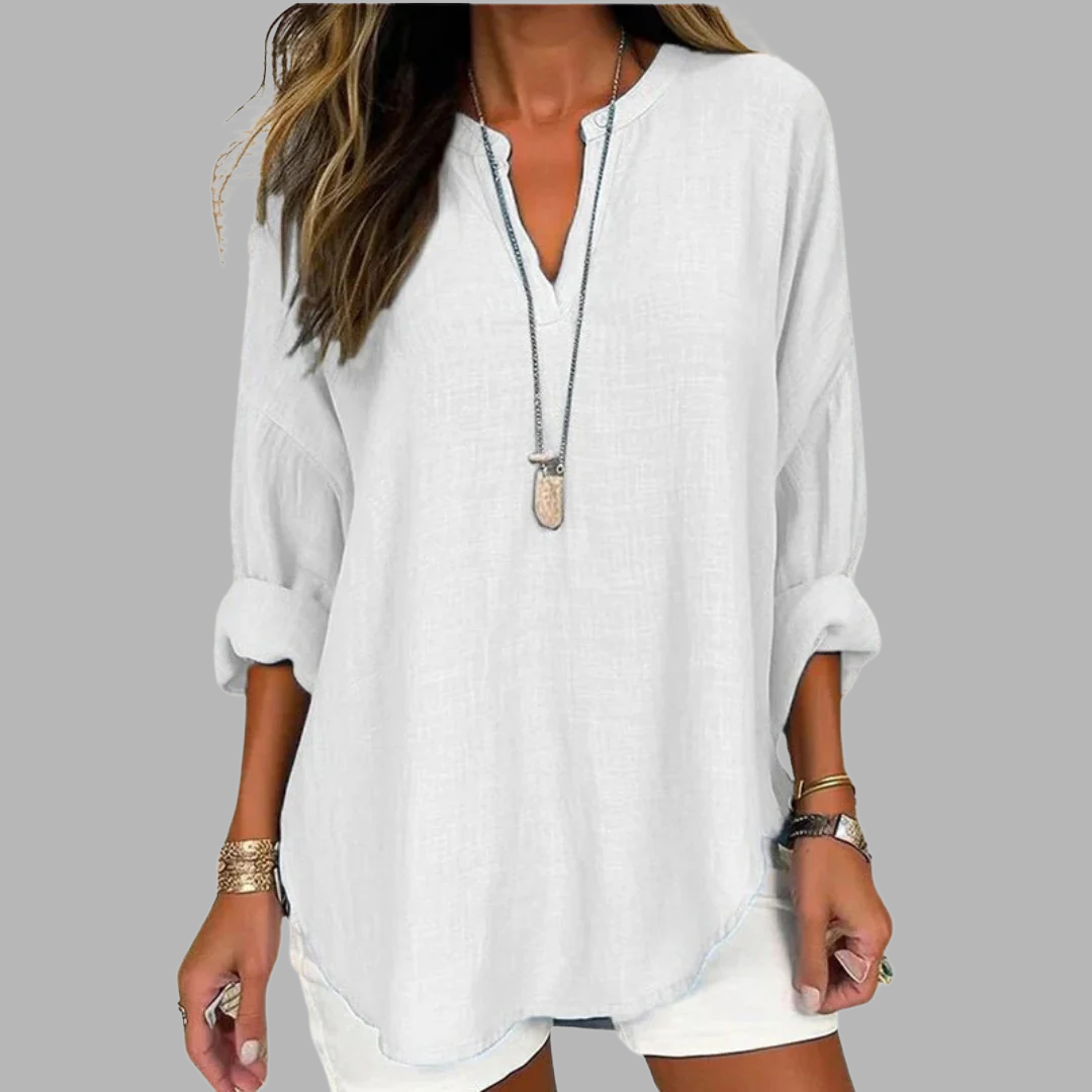 Moa | Chic V-hals Bluse
