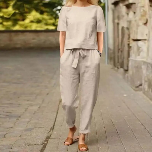 Shanelle | Ultimat komfort Trendy linnejumpsuit