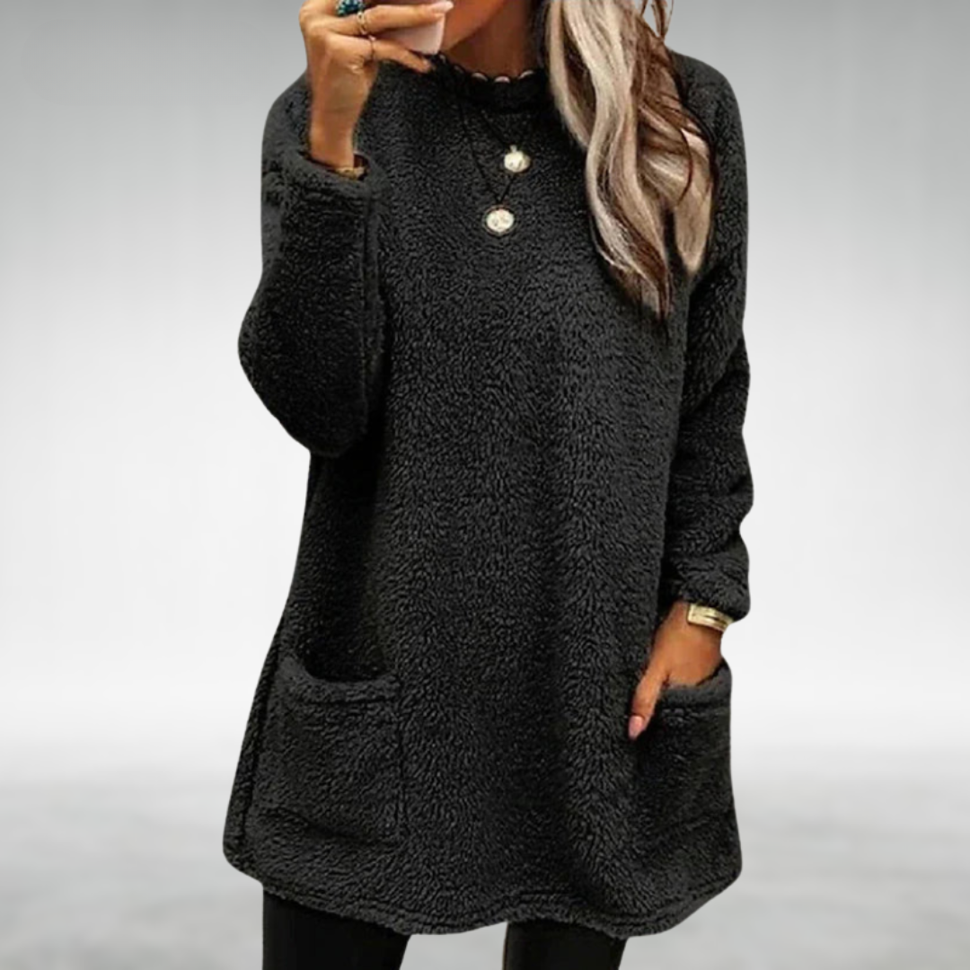 Hildur | Myk Loungegenser med Lommer
