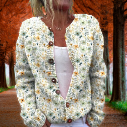 Lowri | Blomsterprint vest