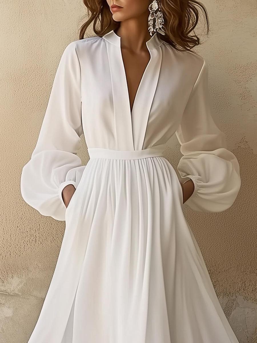 Elisabeth | Vintage lanterne ermeløs maxi kjole