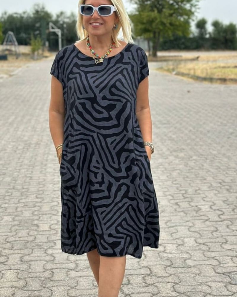 Josefin | Sommerkjole med rund hals