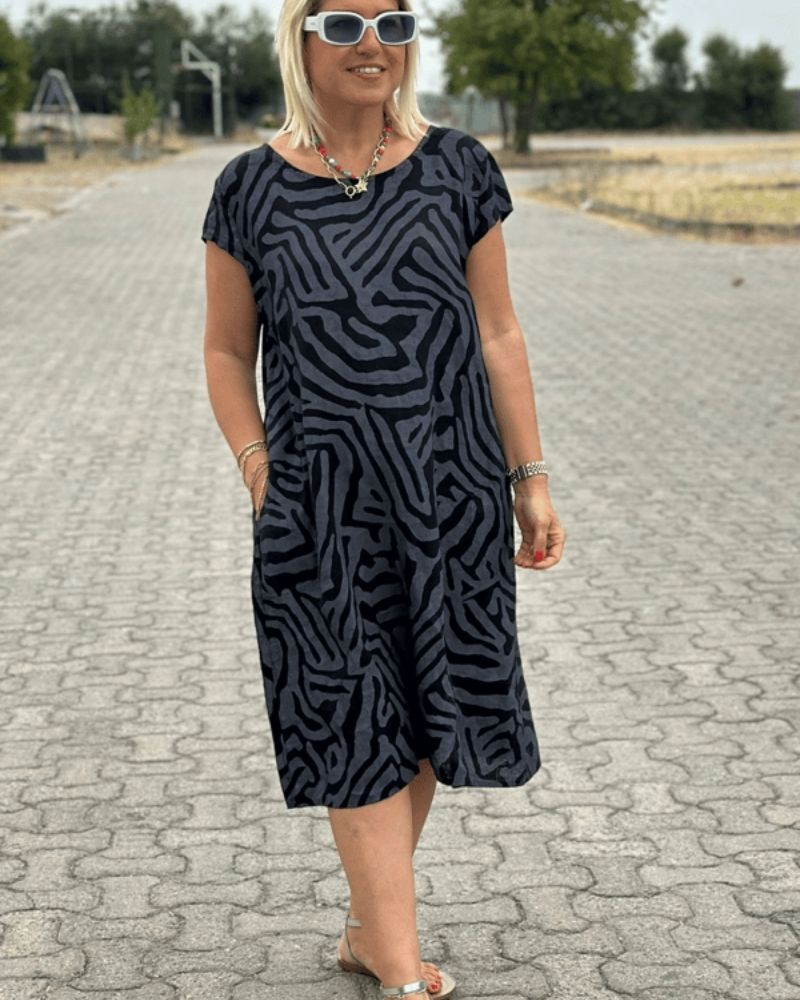 Josefin | Sommerkjole med rund hals