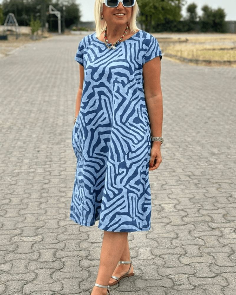Josefin | Sommerkjole med rund hals