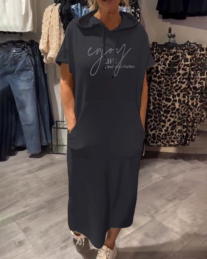 Lovise | Casual Hoodie Kjole