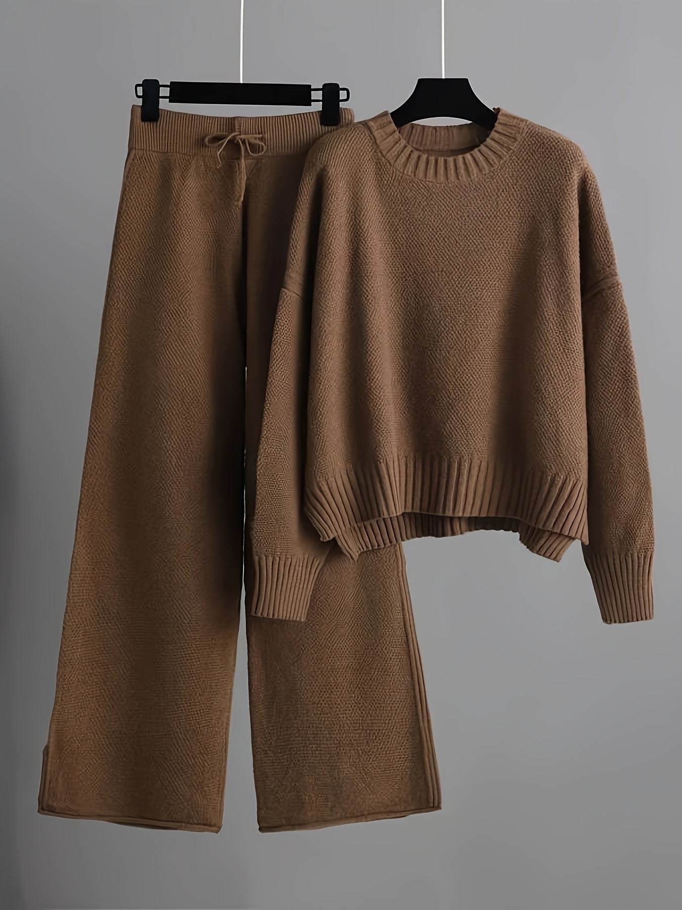 Åsta | Elegant Strikket To-delt Sett