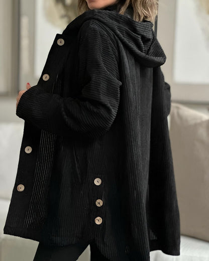 Ellen | Jakke med Knapper og Hood