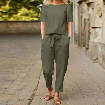 Shanelle | Ultimat komfort Trendy linnejumpsuit