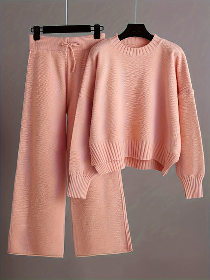 Åsta | Elegant Strikket To-delt Sett
