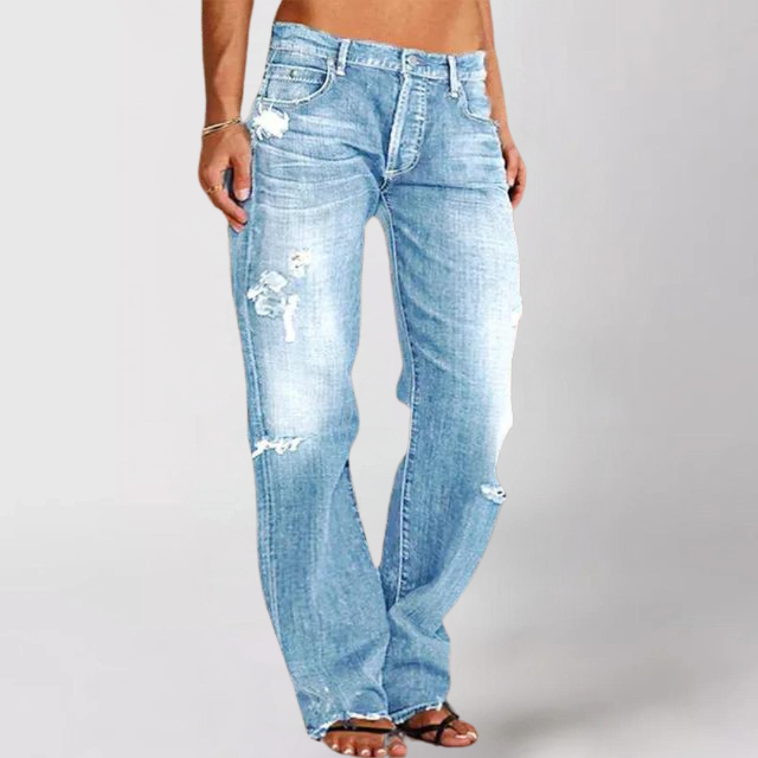 Elina | Løse Denim Jeans for Kvinner