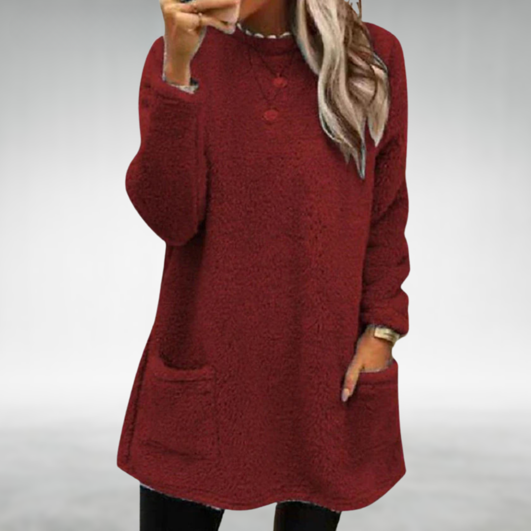 Hildur | Myk Loungegenser med Lommer