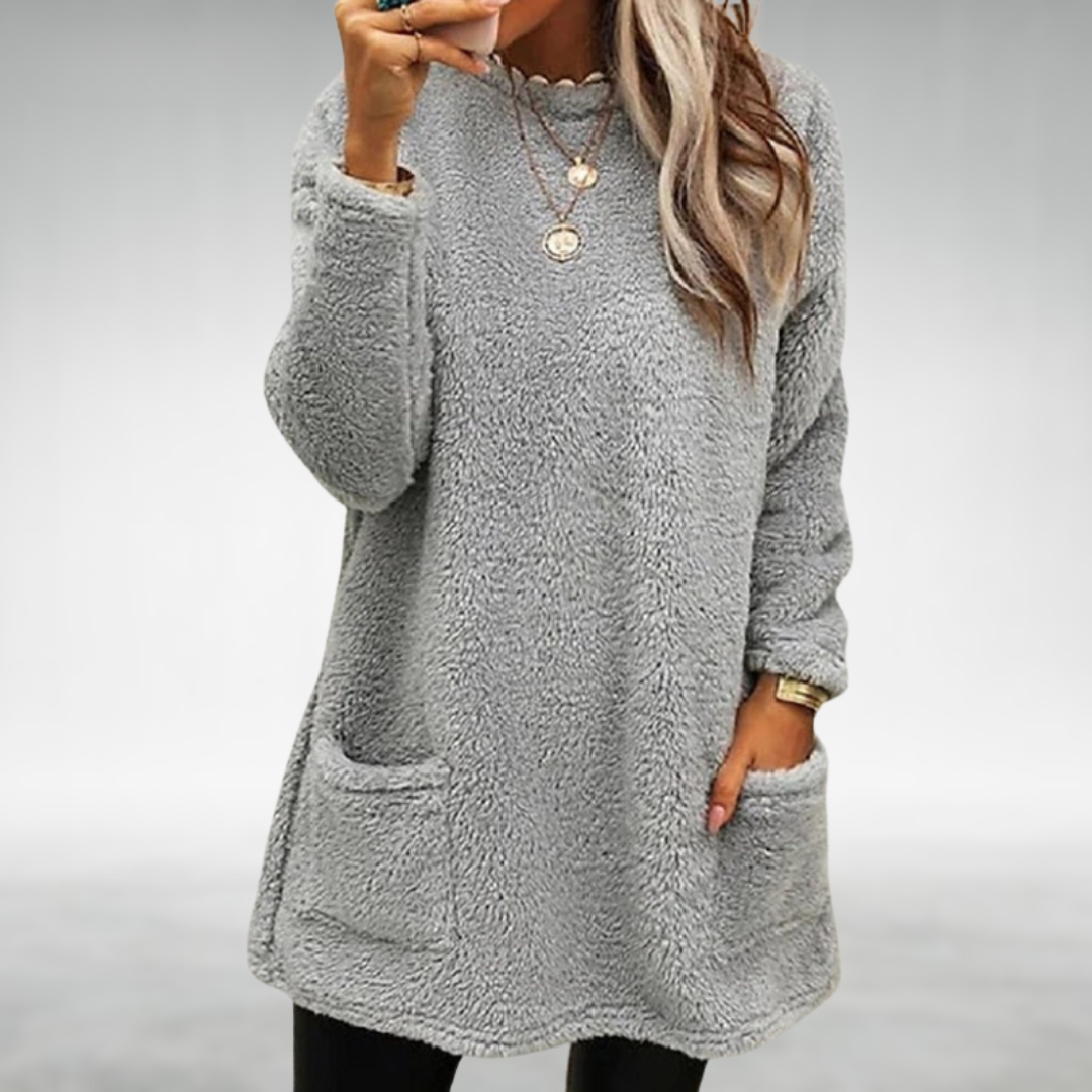 Hildur | Myk Loungegenser med Lommer