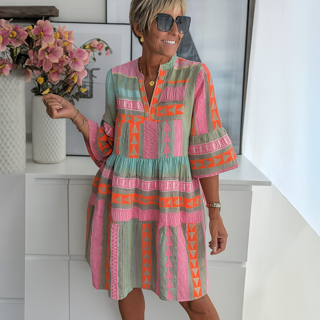 Agnethe | Brodert Sommerkjole Mini