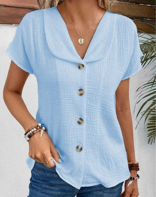 Lilian | Chic Bluse for Varmt Vær
