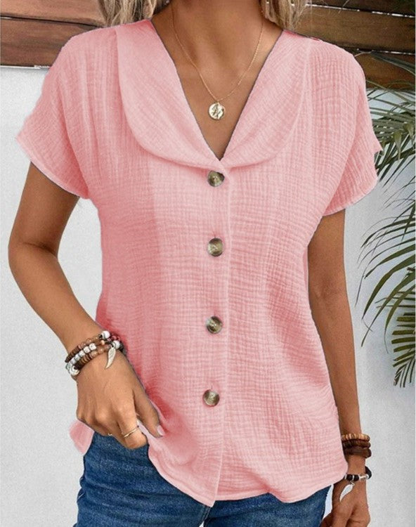 Lilian | Chic Bluse for Varmt Vær