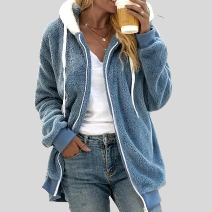 Tara | Komfortabel fleece med glidelås