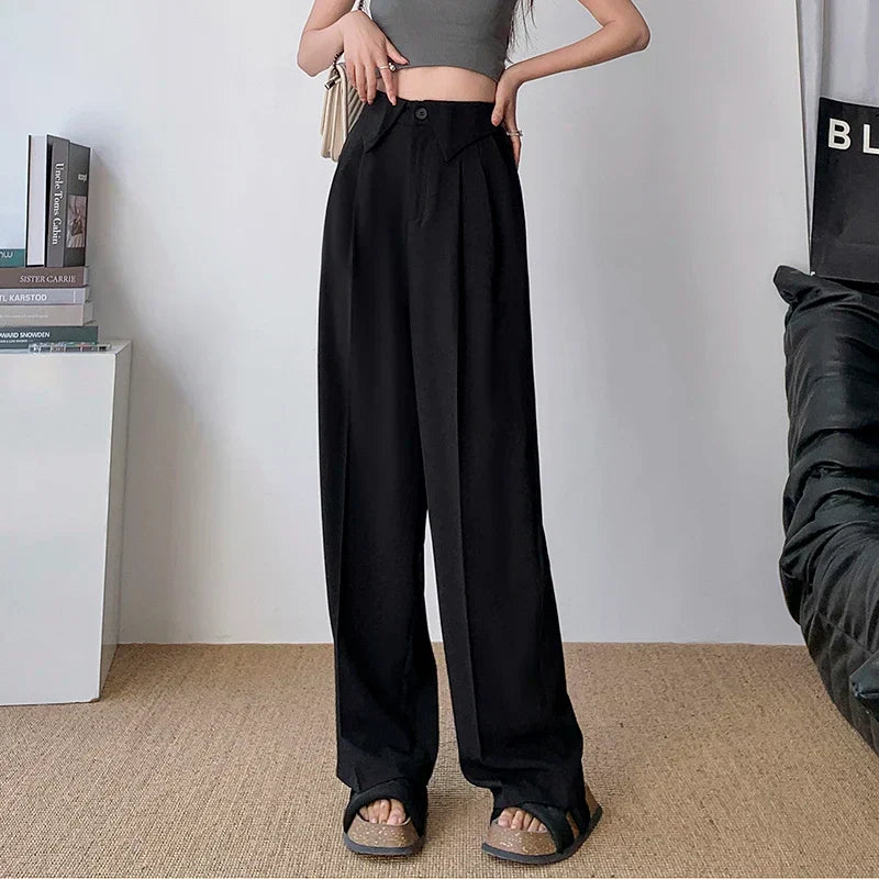 Alva | Strukturert Eleganse Flared Bukser