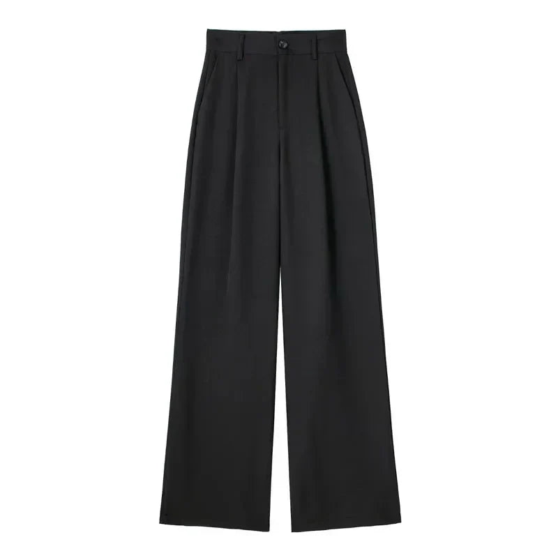 Ine | Elegant Ecru Vide Bukser