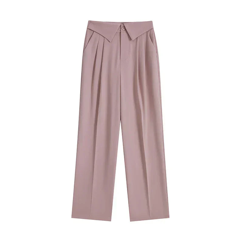Alva | Strukturert Eleganse Flared Bukser