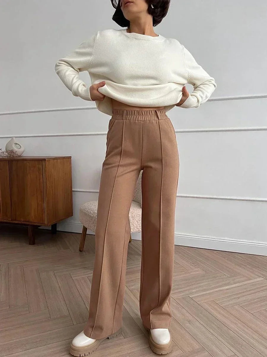 Martine | Elegant elastisk midjebukse