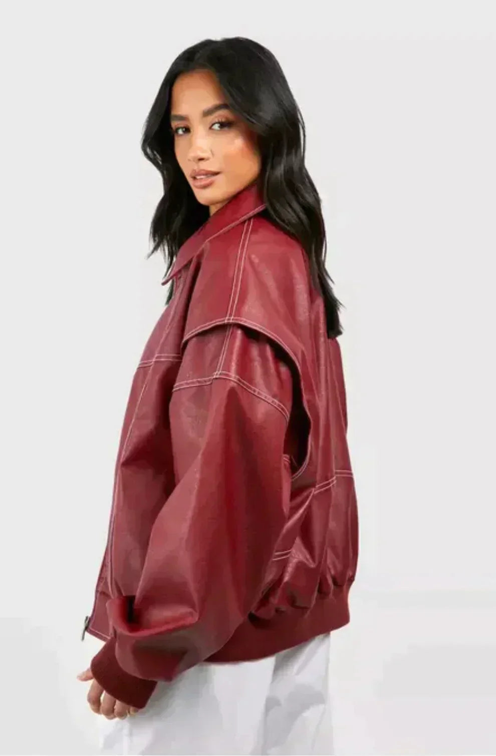 Marja | Plus Size Casual Bomberjakke med Broderidetaljer