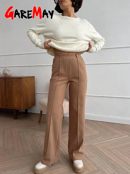 Martine | Elegant elastisk midjebukse