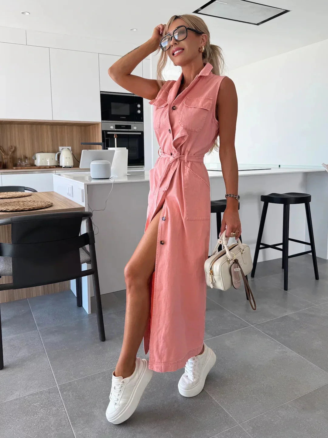 Isabelle | Maxi Denim Kjole