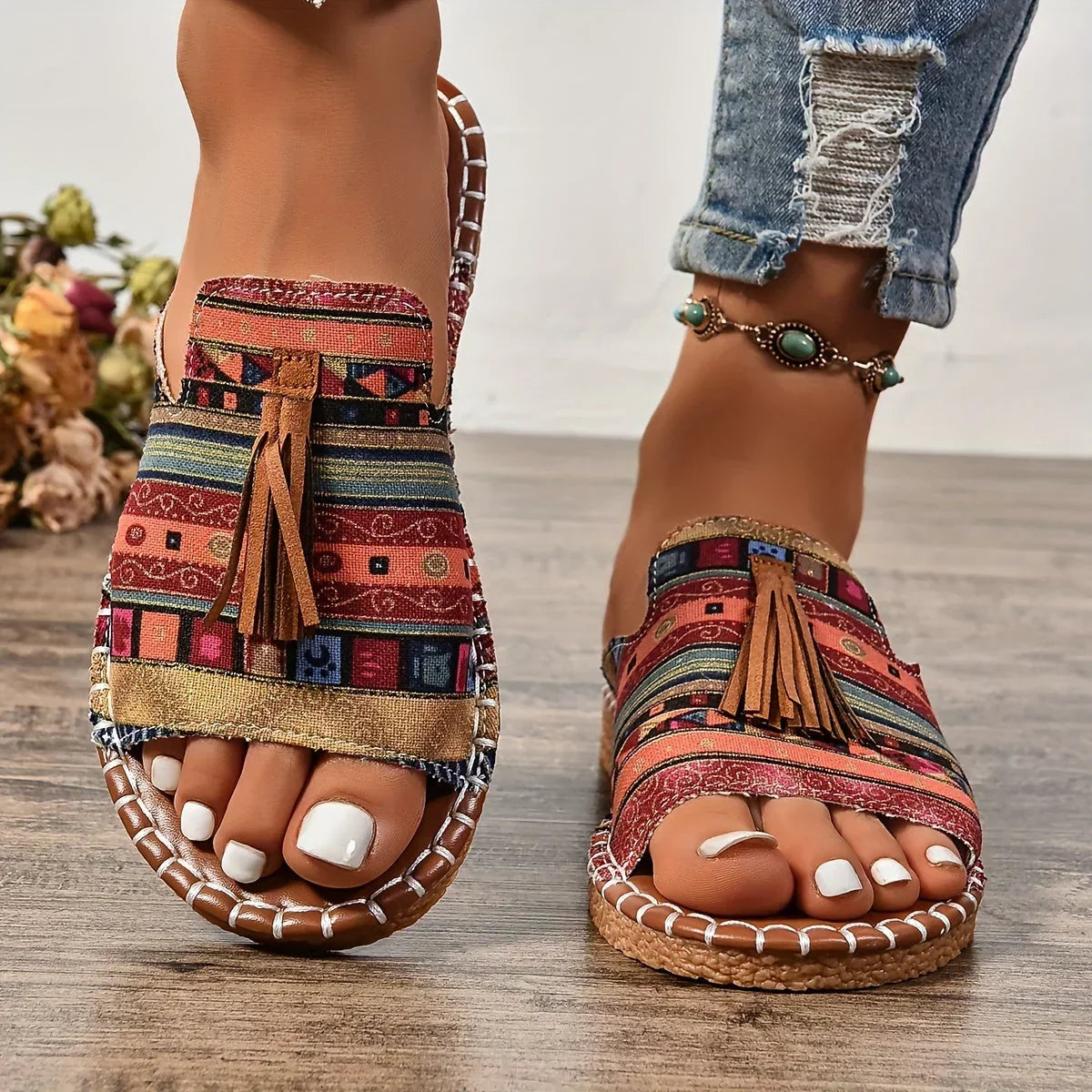 Emma | Komfortable Flate Ortopediske Sandaler