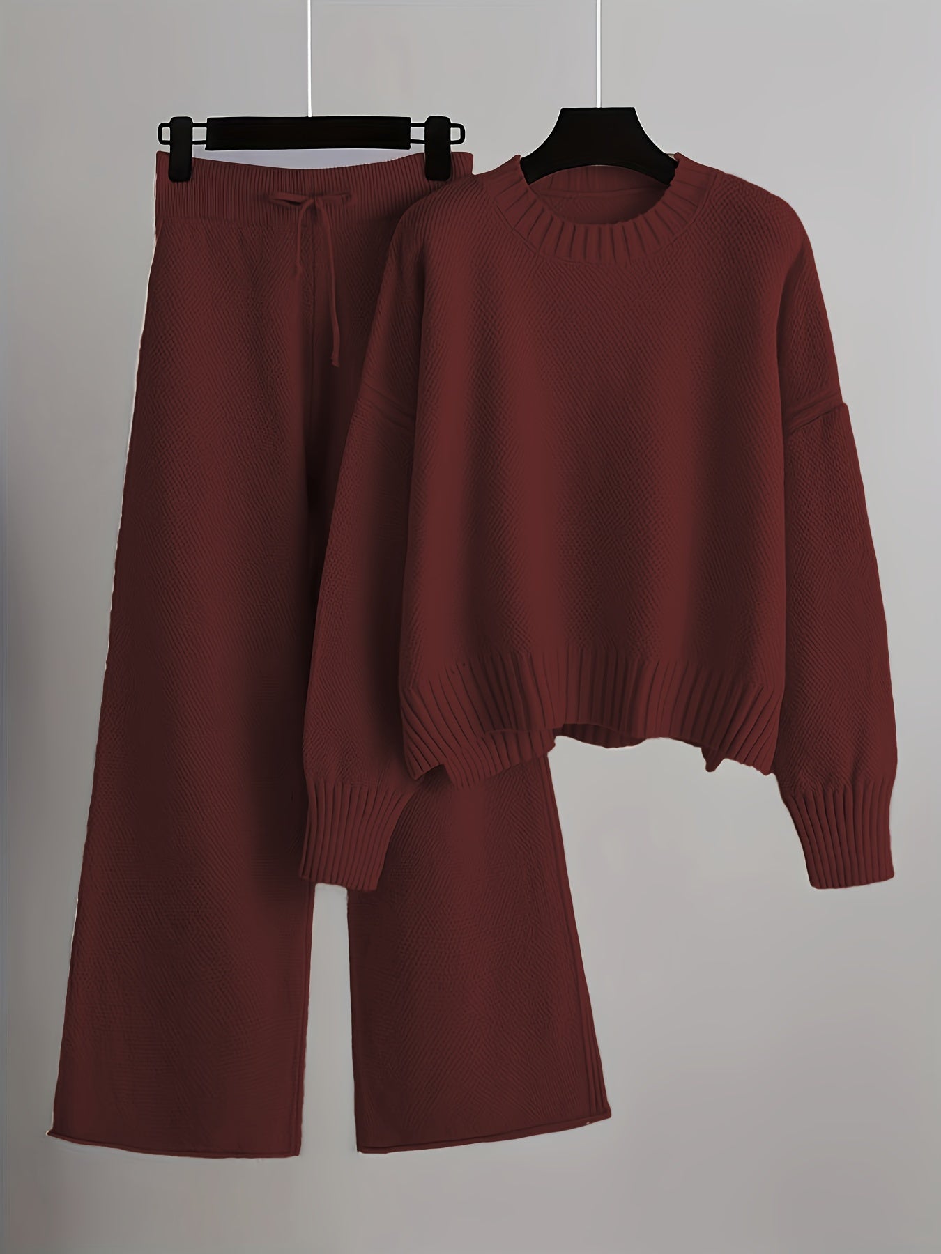Åsta | Elegant Strikket To-delt Sett