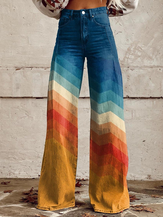 Léa | Retro Zigzag Bukser