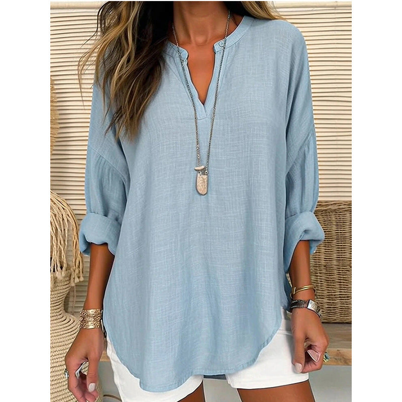 Moa | Chic V-hals Bluse