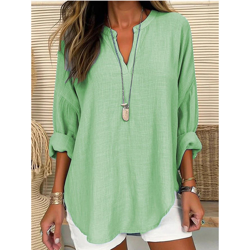 Moa | Chic V-hals Bluse