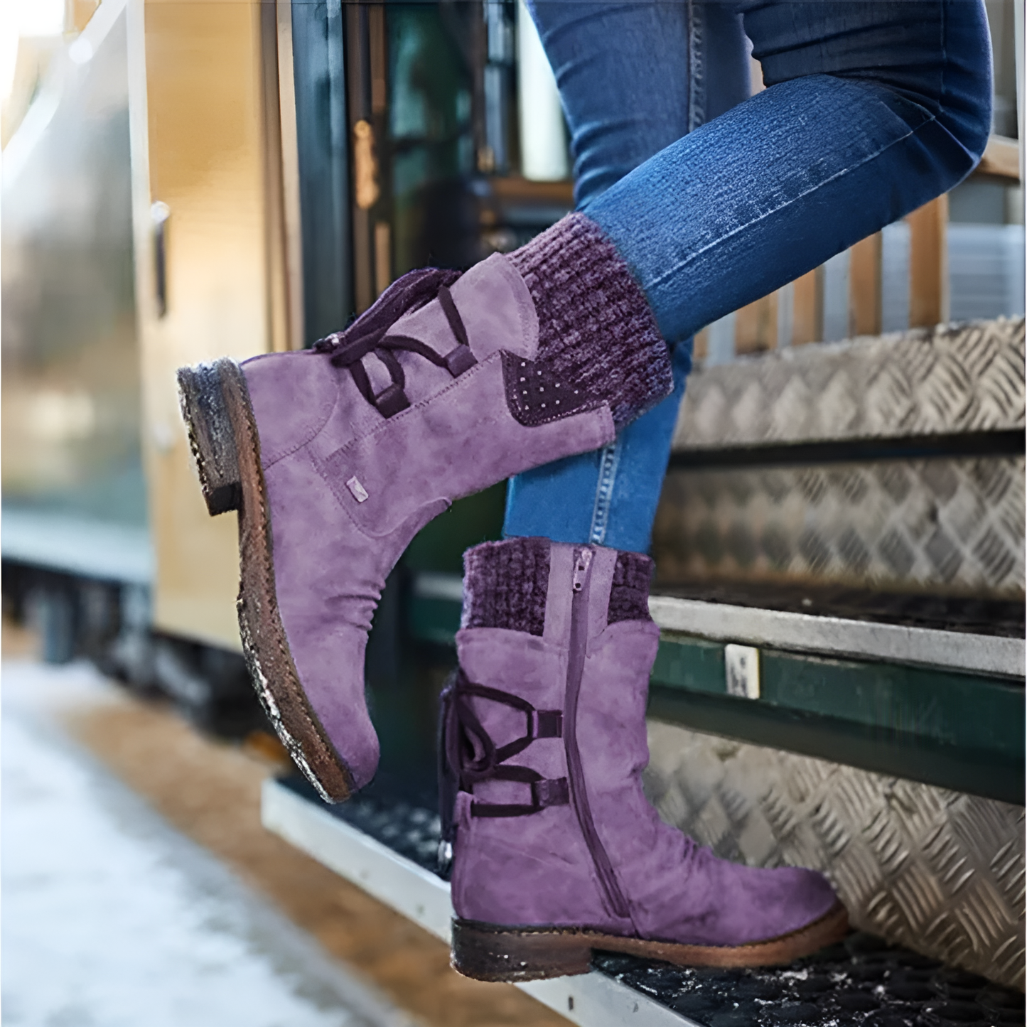 Kaya | Komfortable & Midt-leg Snø Boots